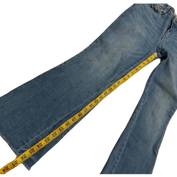 Free People Vintage Silver Rivet Jeans Ruff cut hem size 26 - Picture 5 of 11